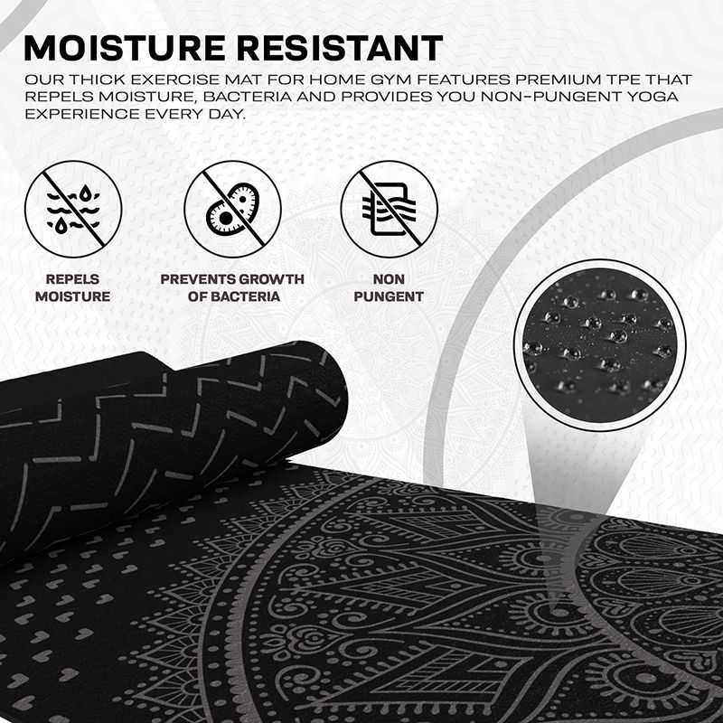 RDX D9 6mm TPE Gomma Yoga Mat - Image 10