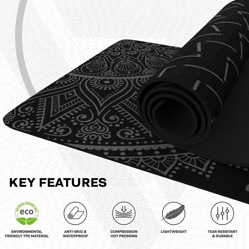 RDX D9 6mm TPE Gomma Yoga Mat - Image 8