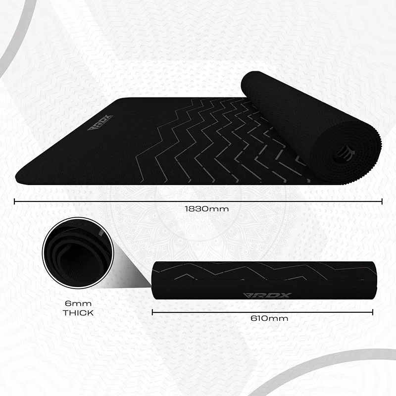 RDX D9 6mm TPE Gomma Yoga Mat - Image 9