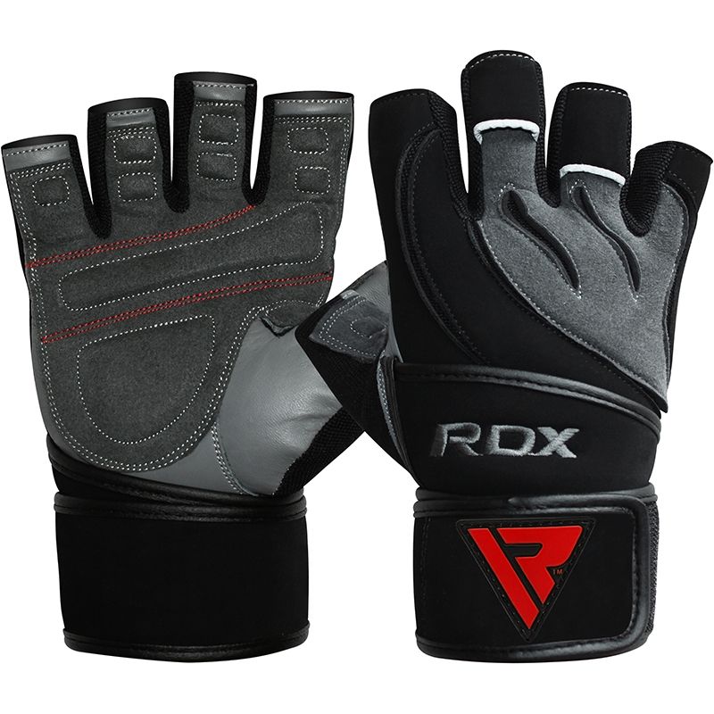RDX L4 Deepoq Guanti Da Palestra In Pelle