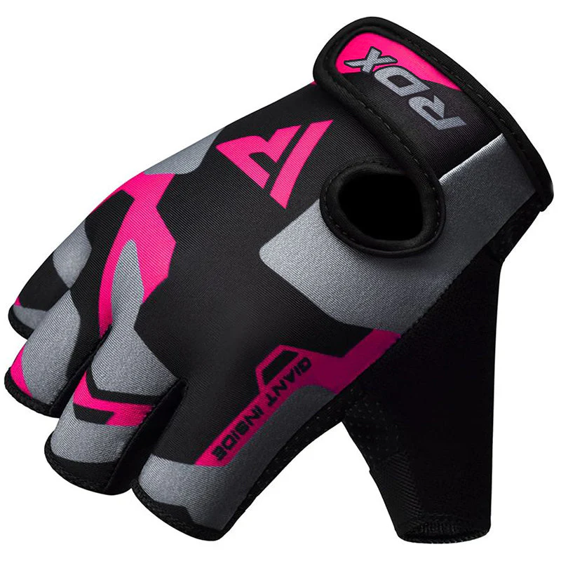 RDX F6 Guanti Da Palestra Rosa Per Il Sollevamento Pesi - Image 2