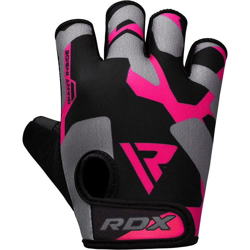 RDX F6 Guanti Da Palestra Rosa Per Il Sollevamento Pesi - Image 3