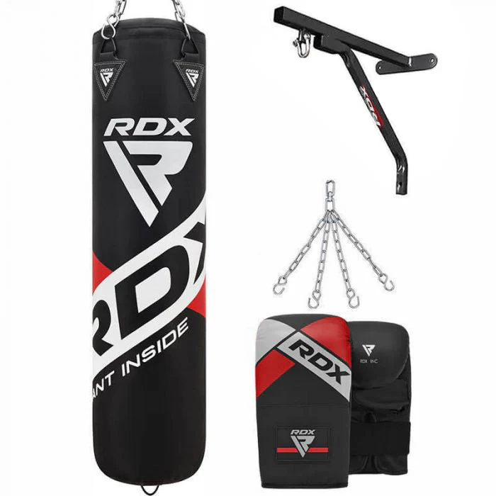 RDX F10B Sacco da Boxe con Guanti e Staffa Parete