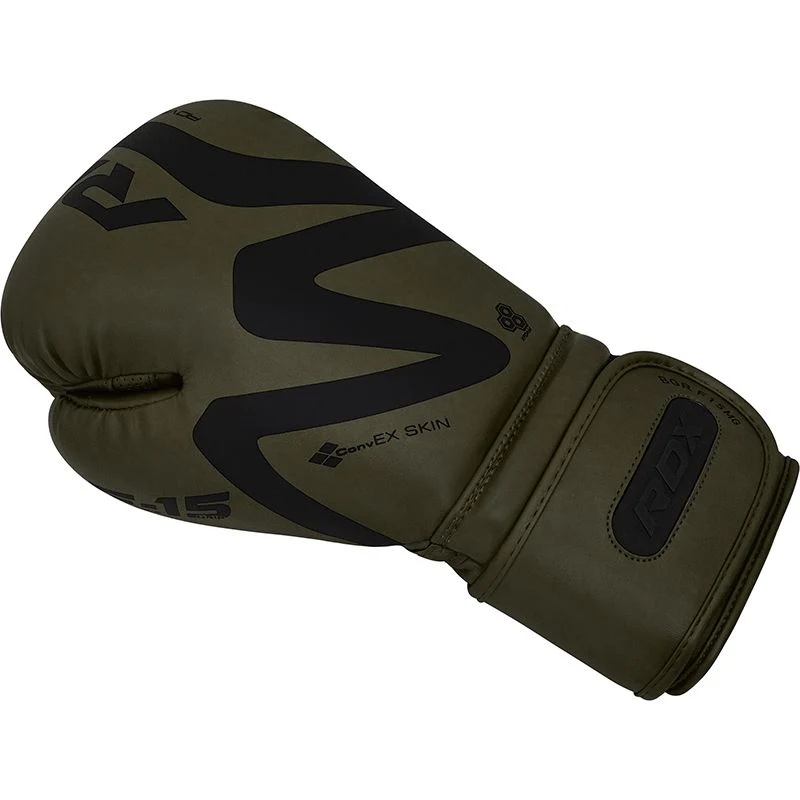 Guantoni da boxe RDX F15 Nero Matte Green - Image 5