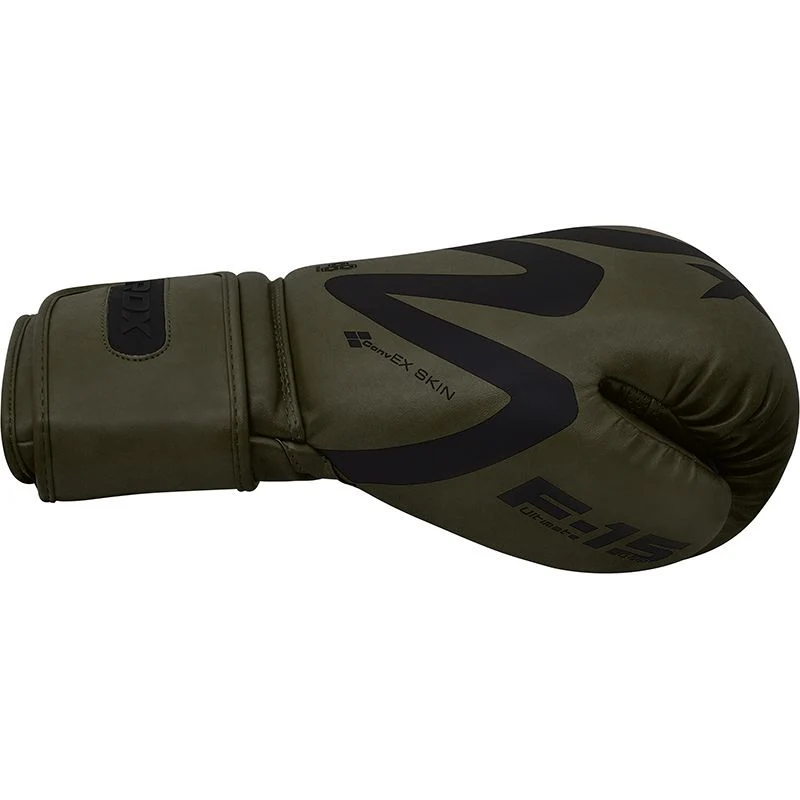 Guantoni da boxe RDX F15 Nero Matte Green - Image 8