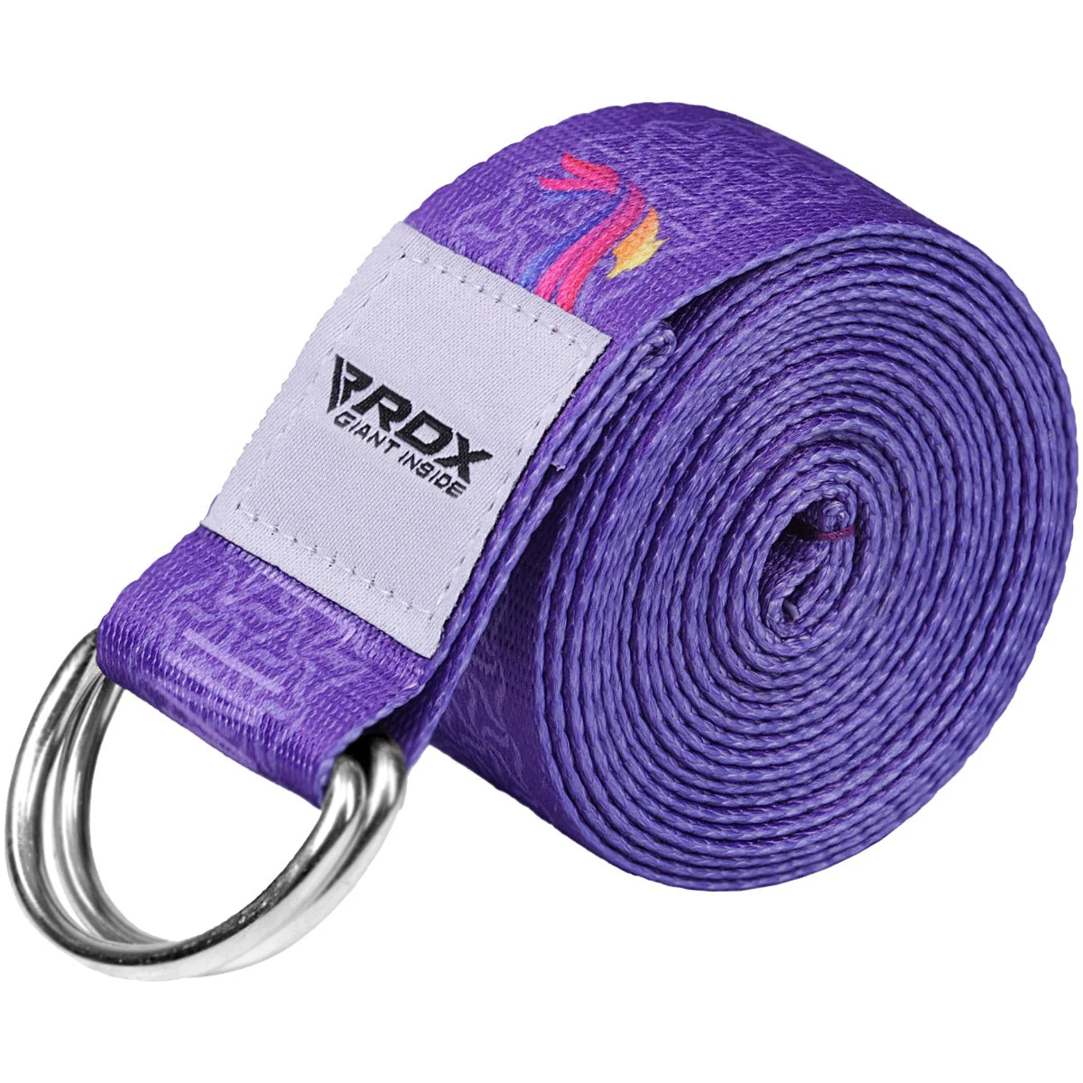 RDX F2 Cinghie Yoga In Cotone Antiscivolo Con Fibbia Ad Anello A D In Acciaio Antiruggine