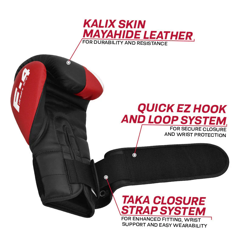 RDX F4 Guanti Da Boxe Nastro a Strappo - Image 8