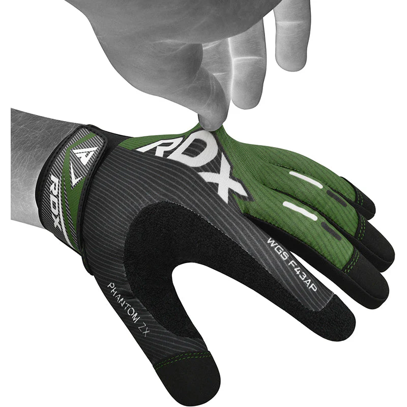 Guanti da palestra RDX F43 con dita intere e touch screen - Image 3