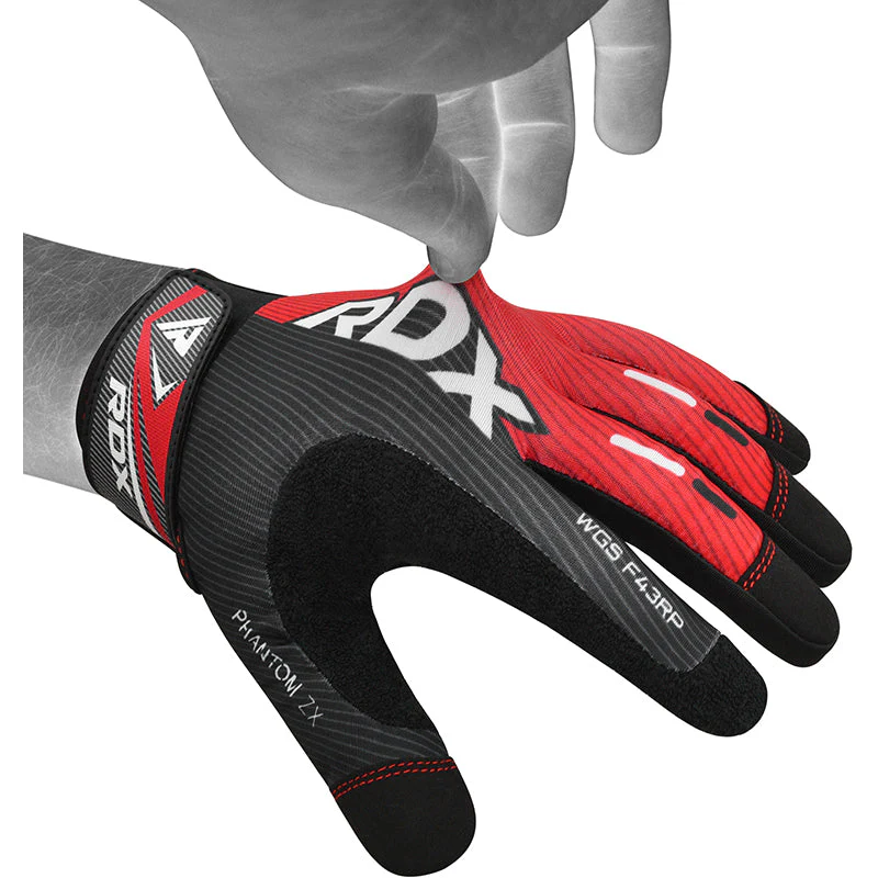 Guanti da palestra RDX F43 con dita intere e touch screen - Image 5