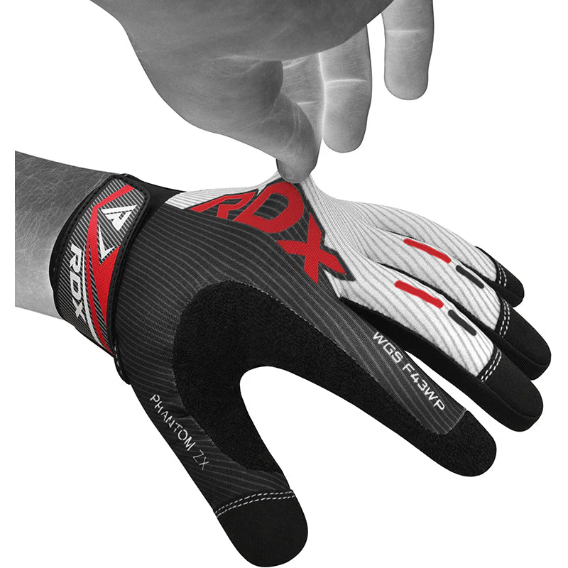 Guanti da palestra RDX F43 con dita intere e touch screen - Image 8