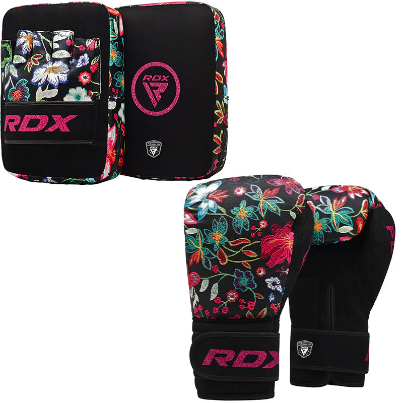 RDX FL3 Guanti Da Boxe Con Cuscinetti Di Messa A Fuoco
