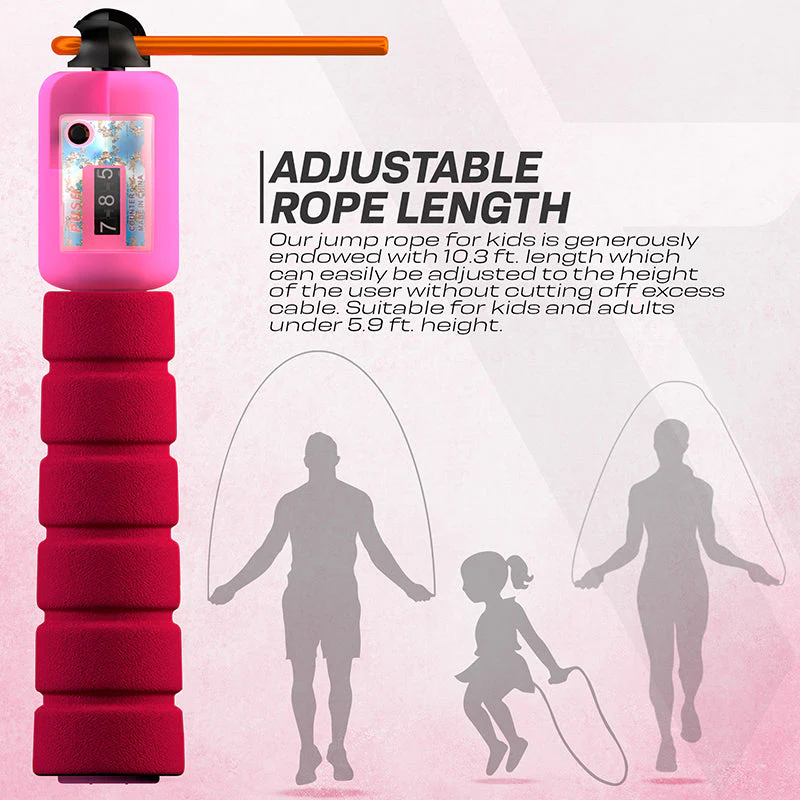 RDX FP Bambini 10.3 Piedi Corda Regolabile Per Saltare Con Contatore - Image 15