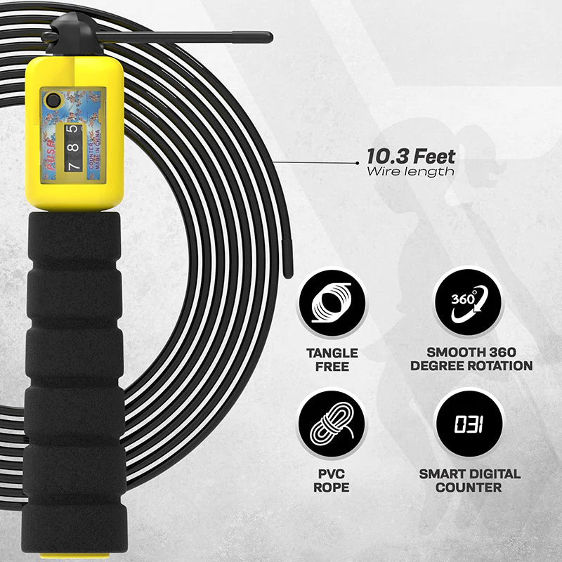 RDX FP Bambini 10.3 Piedi Corda Regolabile Per Saltare Con Contatore - Image 5