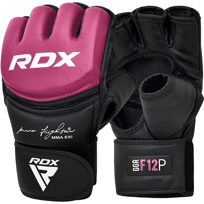 RDX GGR F-12 PLUS MMA Guanti da grappling Rosa