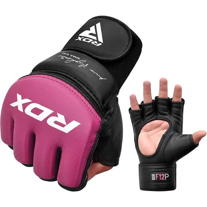 RDX GGR F-12 PLUS MMA Guanti da grappling Rosa - Image 3