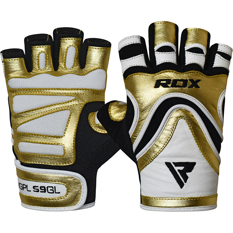 RDX S9 Guanti Da Ginnastica In Pelle Smaltata