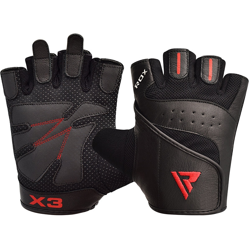 RDX S2 Guanti Da Allenamento Fitness In Pelle - Image 2