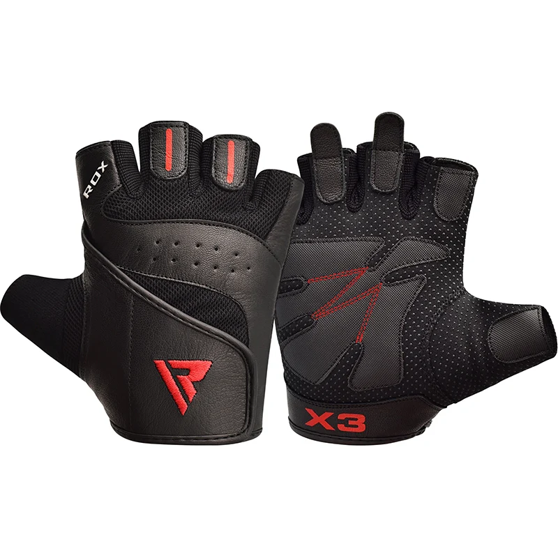 RDX S2 Guanti Da Allenamento Fitness In Pelle - Image 3