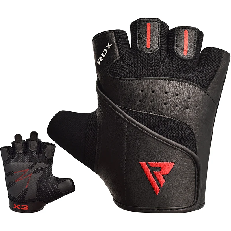 RDX S2 Guanti Da Allenamento Fitness In Pelle - Image 6