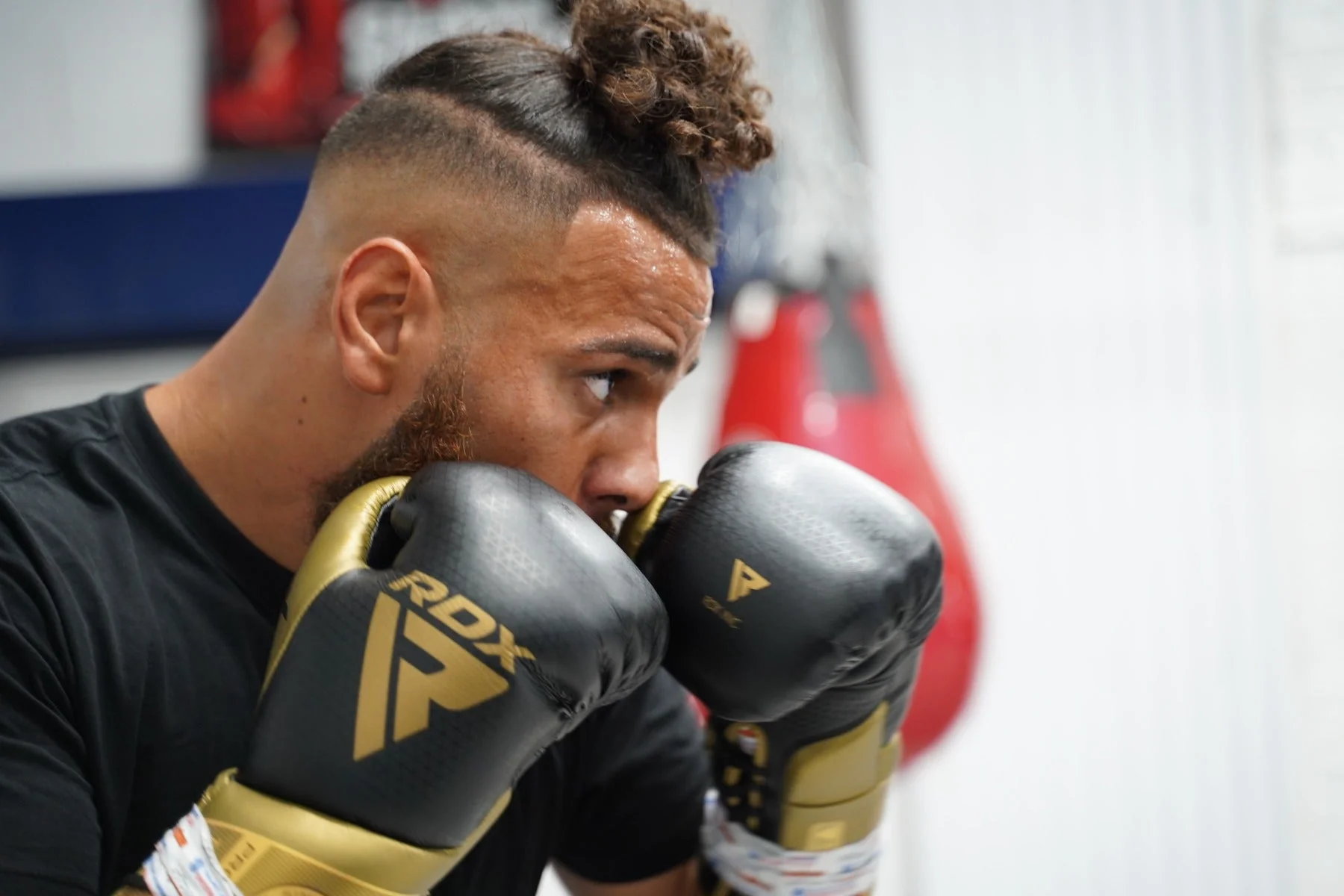 RDX L2 Mark Pro Sparring Guantoni Da Pugilato D'oro - Image 5