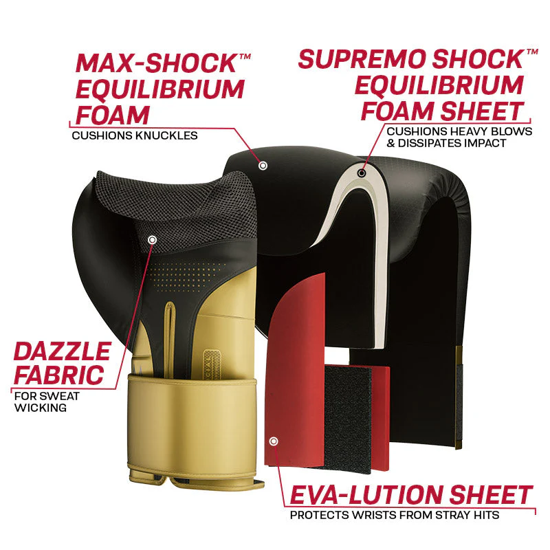 RDX L2 Mark Pro Sparring Guantoni Da Pugilato D'oro - Image 6