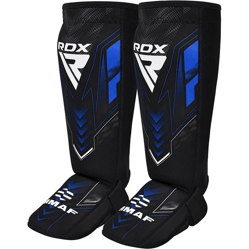 RDX IMMAF Approvato Neoprene Parastinchi Collo del piede Blu