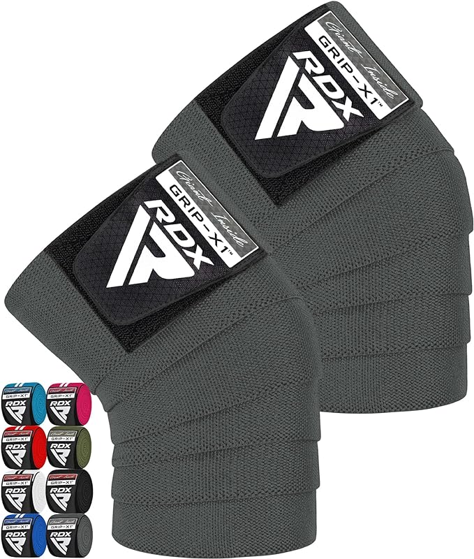 RDX K1 Bendaggi Elasticizzati A Compressione Del Ginocchio IPL & USPA Approvato - Image 10