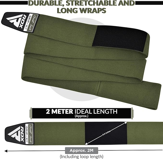 RDX K1 Bendaggi Elasticizzati A Compressione Del Ginocchio IPL & USPA Approvato - Image 15
