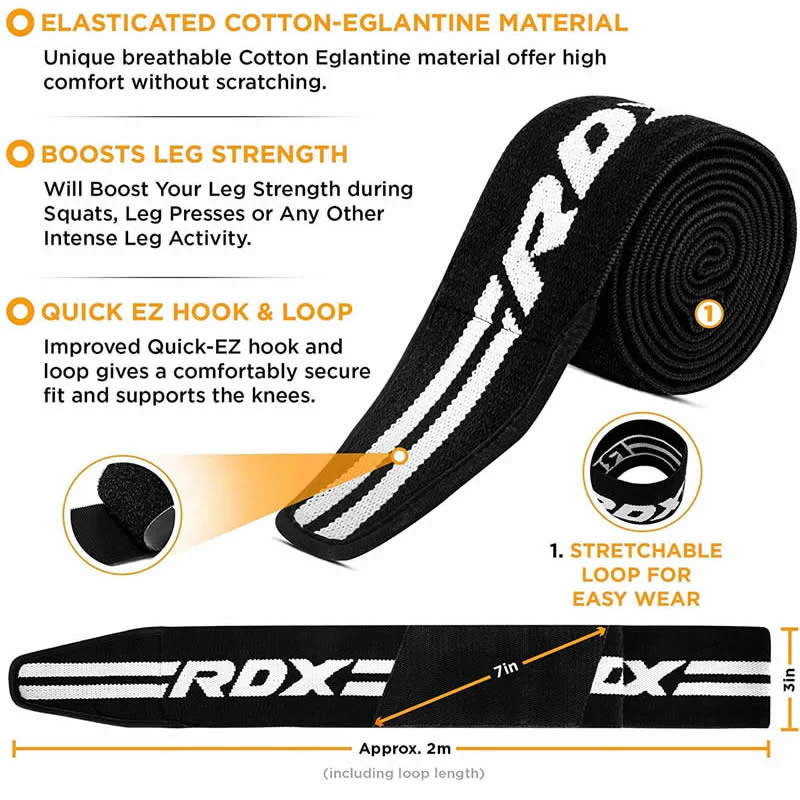 RDX K2 Fascia A Compressione Per Ginocchio   - Image 6