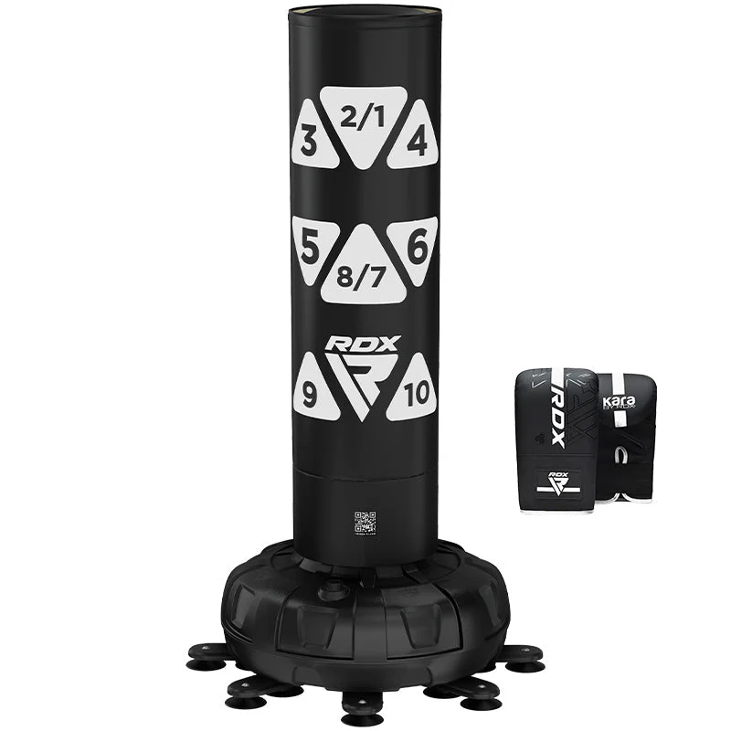 RDX KT Ronin 6piedi Bianco sacchi da boxe con bersaglio libero e set di guantoni