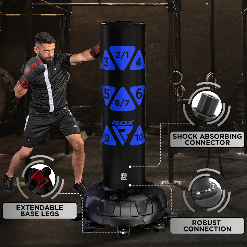 RDX KT Ronin 6piedi Blu sacchi da boxe con bersaglio libero e set di guantoni
- Image 2