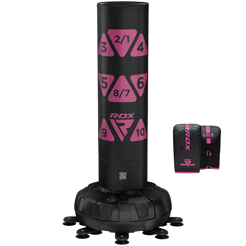 RDX KT Ronin 6piedi Rosa sacchi da boxe con bersaglio libero e set di guantoni