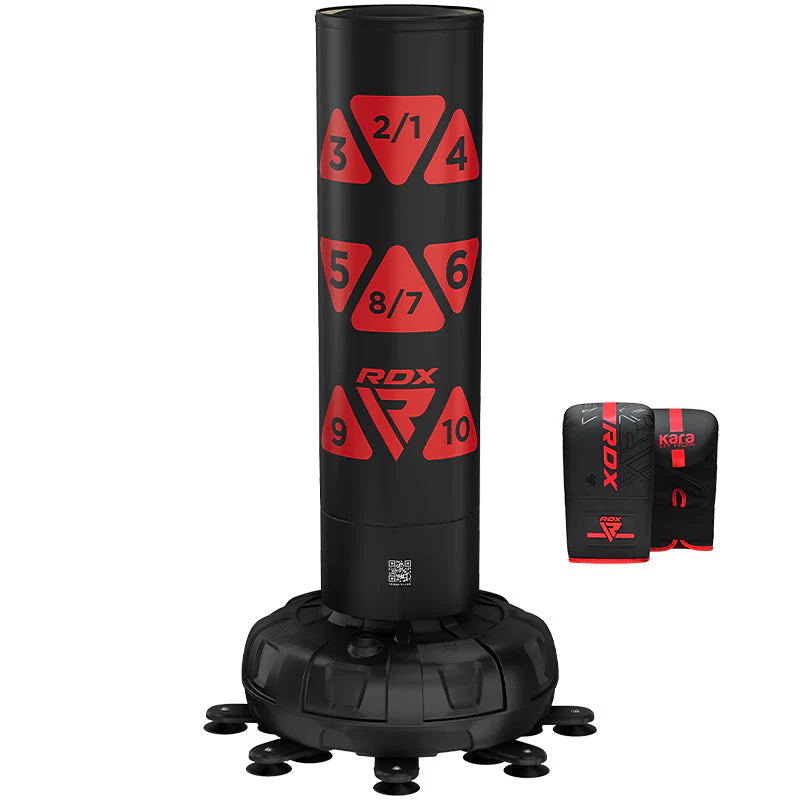 RDX KT Ronin 6piedi 2-in-1 Rosso sacchi da boxe con bersaglio libero e set di guantoni