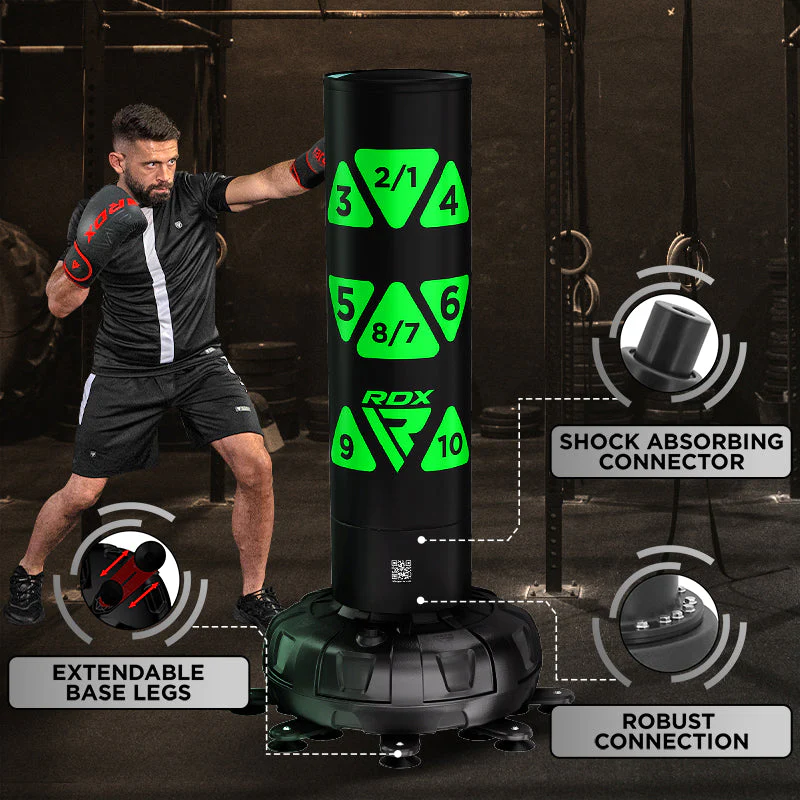 RDX KT Ronin 6piedi Verde sacchi da boxe con bersaglio libero e set di guantoni
- Image 5