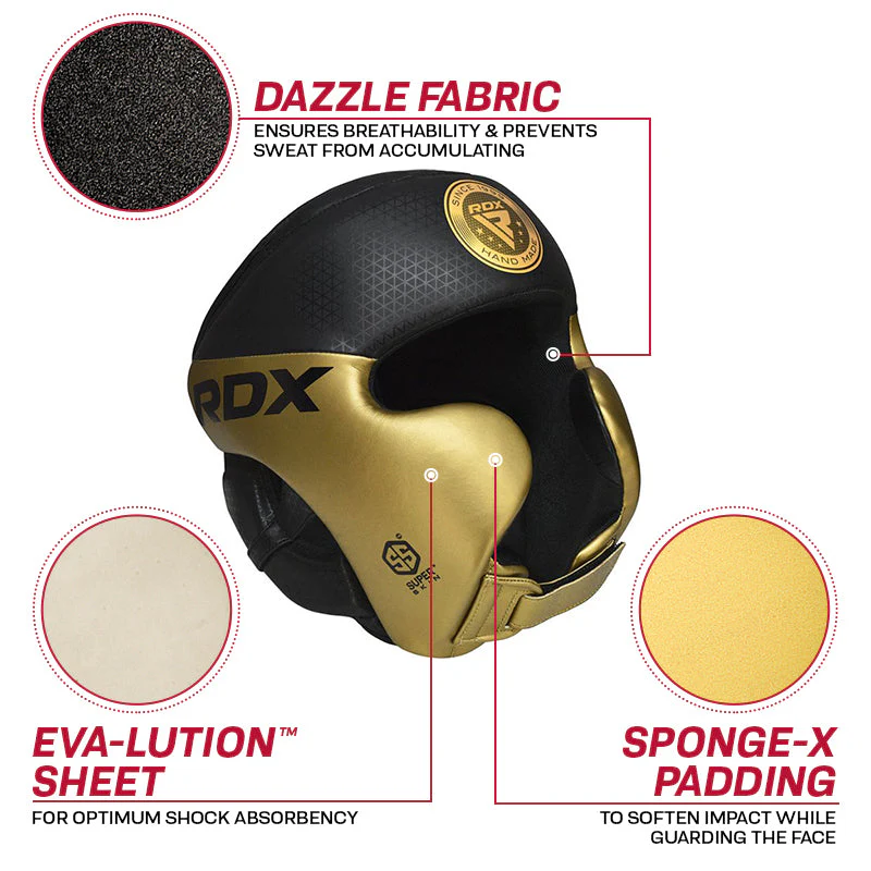 RDX L1 Mark Full Face Pro Boxe Training Head Guard - Image 3