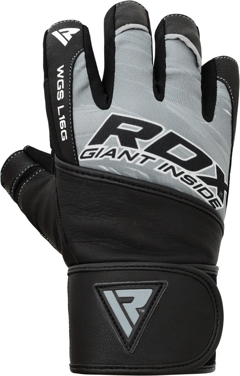 RDX L16 Gym Guanti Con Cinturino Da Polso - Image 5