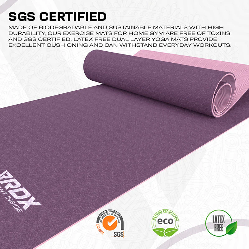 RDX MJ 6mm TPE Gomma Yoga Mat - Image 5