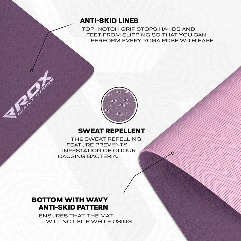 RDX MJ 6mm TPE Gomma Yoga Mat - Image 6