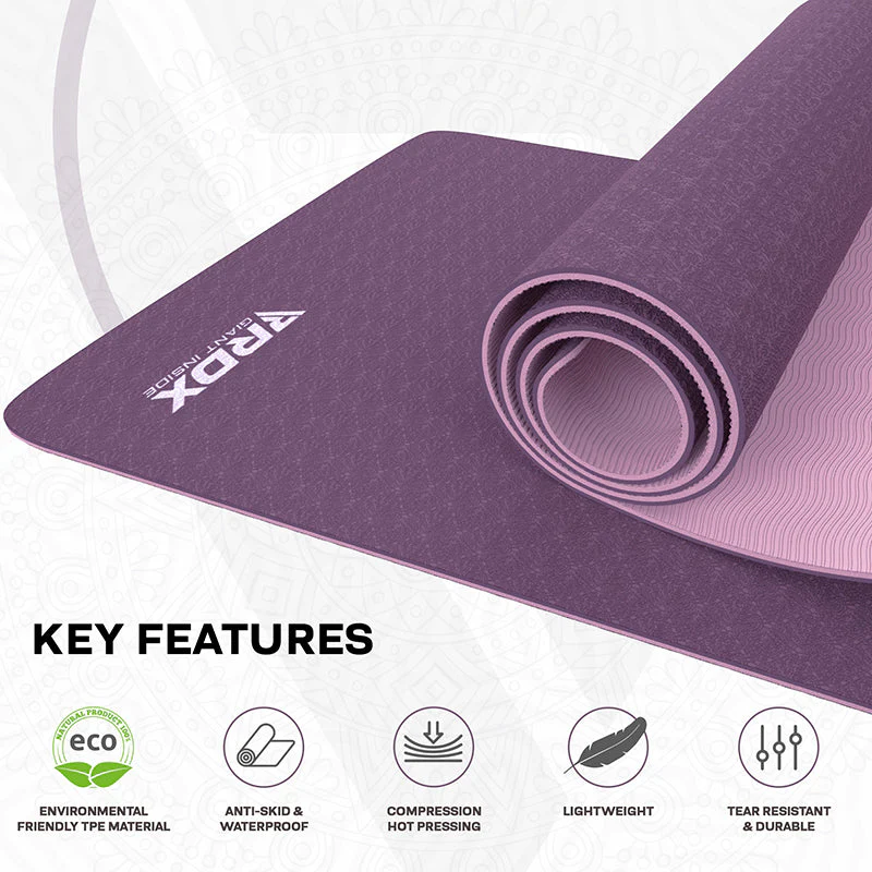 RDX MJ 6mm TPE Gomma Yoga Mat - Image 7