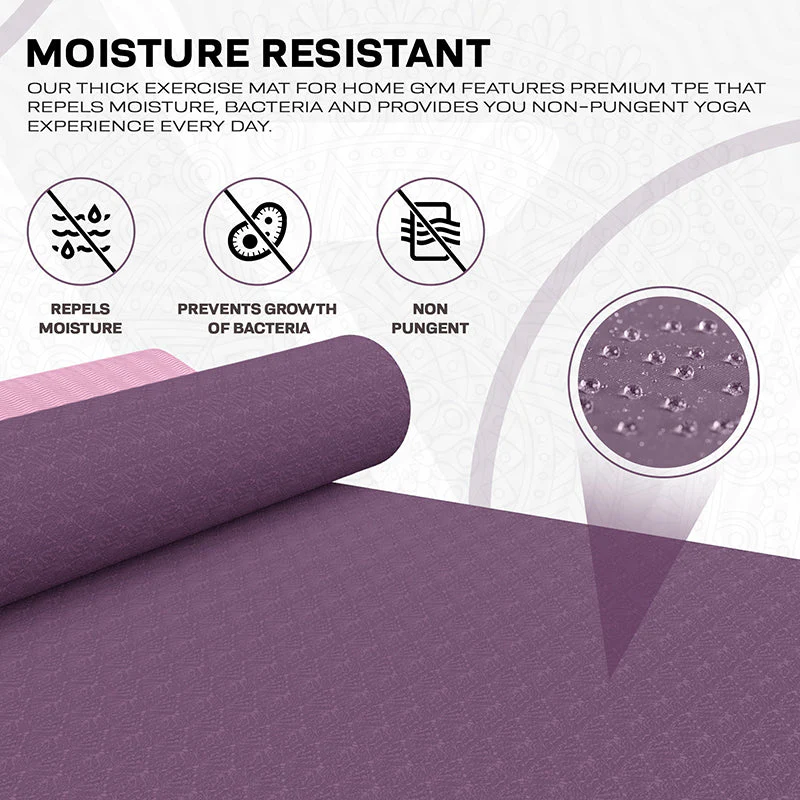RDX MJ 6mm TPE Gomma Yoga Mat - Image 9