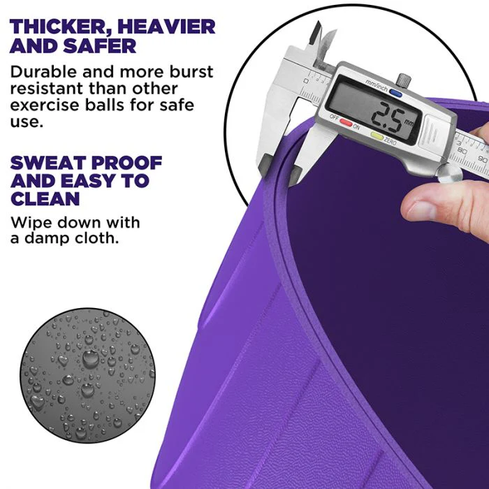 RDX B1 Palla Gonfiabile Anti-scivolo di Yoga di con Pompa D'aria Portatile del Piede - Image 20