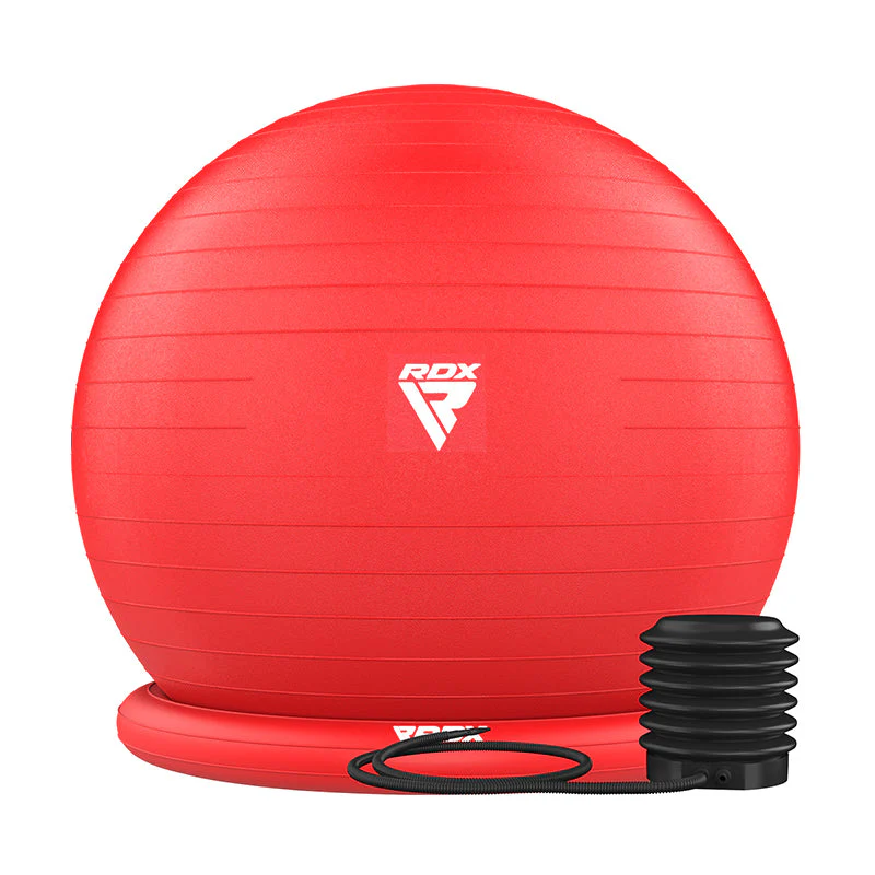 RDX B2 Palla Gonfiabile da Yoga con Base Antiscivolo, Tubi di Resistenza e Pompa D'aria