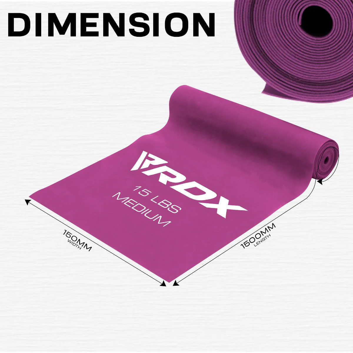 RDX B5 Piatte TPE Resistenza Allenamentodi Bande Set - Image 6