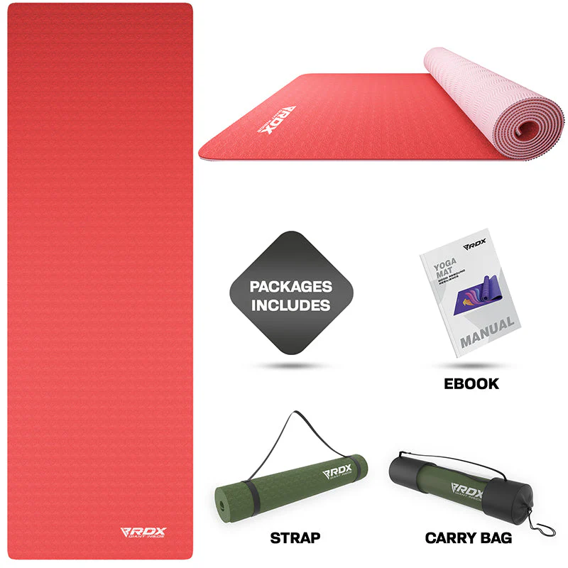 RDX PP 6mm TPE Gomma Yoga Mat - Image 2