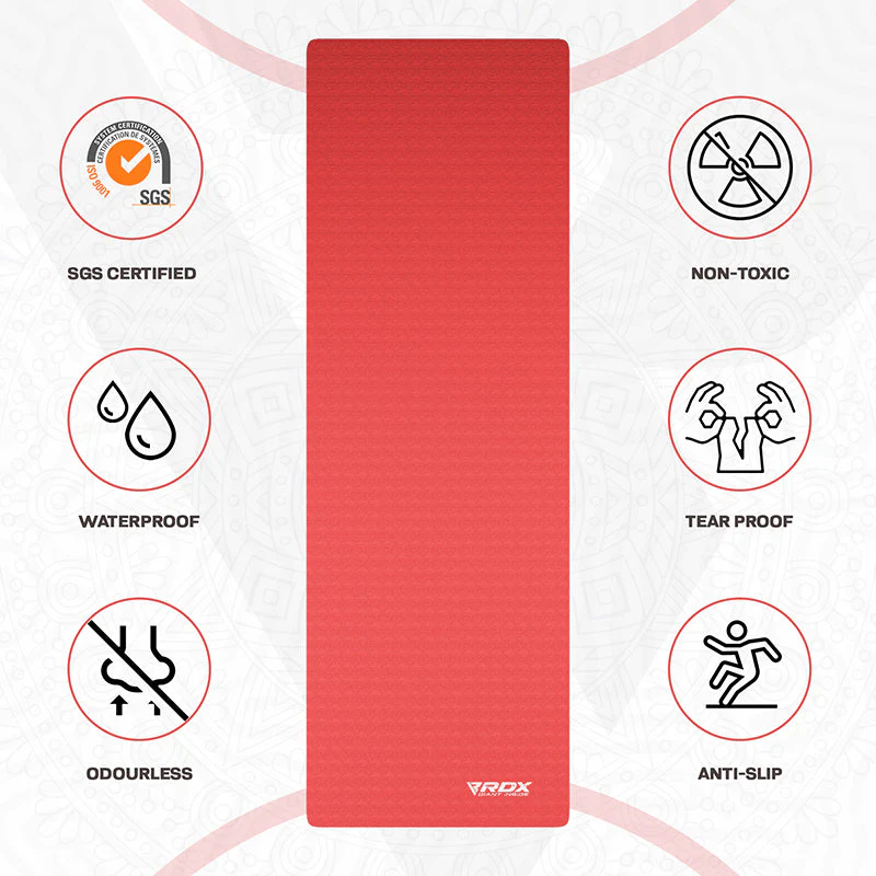 RDX PP 6mm TPE Gomma Yoga Mat - Image 4