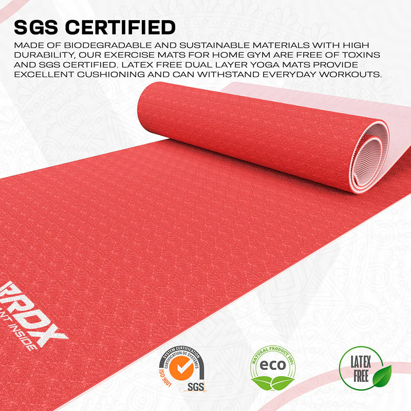 RDX PP 6mm TPE Gomma Yoga Mat - Image 5