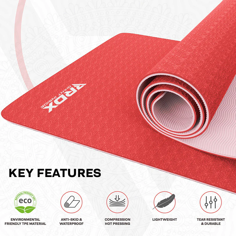 RDX PP 6mm TPE Gomma Yoga Mat - Image 7