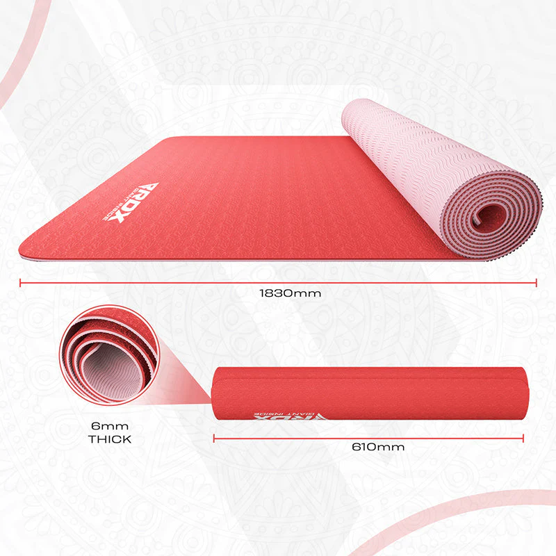 RDX PP 6mm TPE Gomma Yoga Mat - Image 8