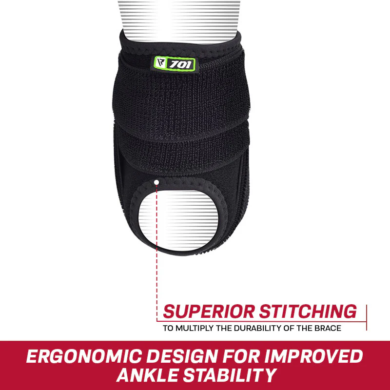 RDX A701 Supporto per caviglia a tripla cinghia - Image 3