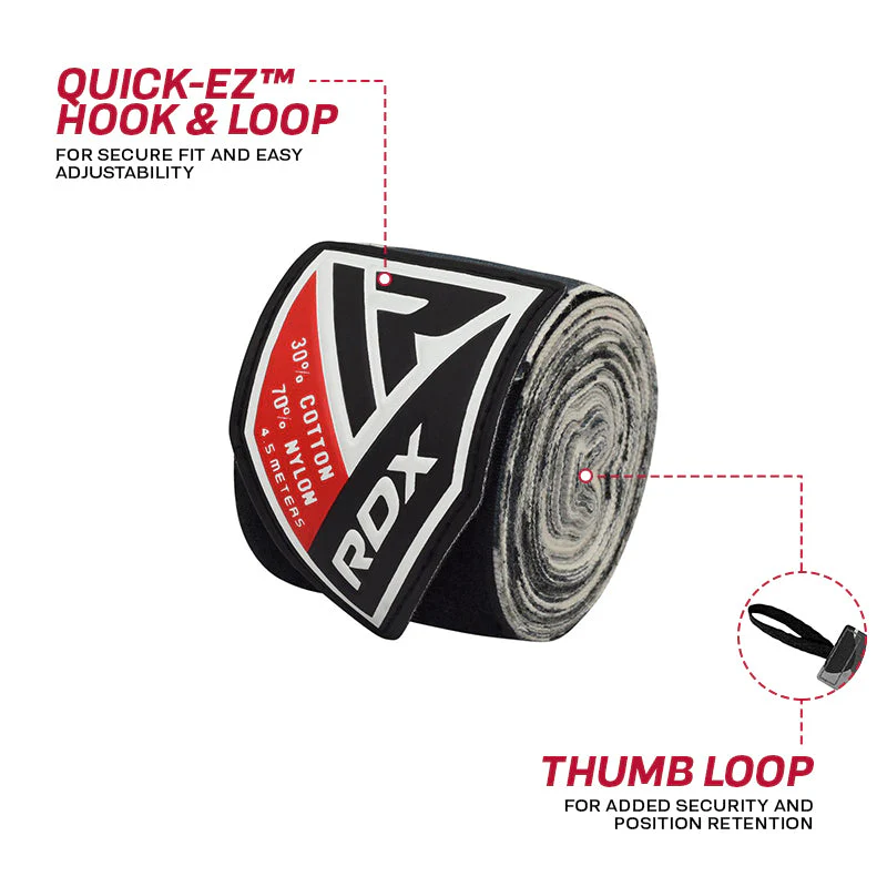 RDX RC 4,5m pro fasce mani nastro per boxe, MMA e Muay Thai elasticizzato - Image 3